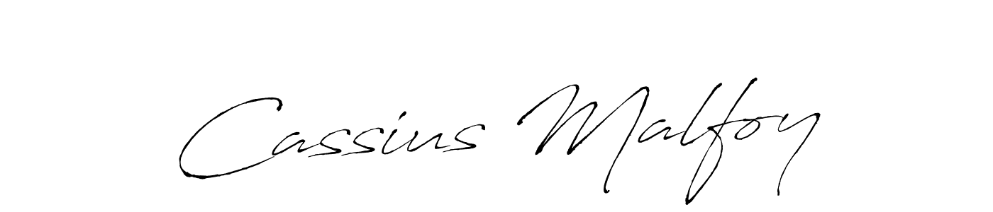 Design your own signature with our free online signature maker. With this signature software, you can create a handwritten (Antro_Vectra) signature for name Cassius Malfoy. Cassius Malfoy signature style 6 images and pictures png