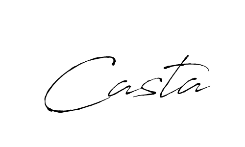 Similarly Antro_Vectra is the best handwritten signature design. Signature creator online .You can use it as an online autograph creator for name Casta. Casta signature style 6 images and pictures png