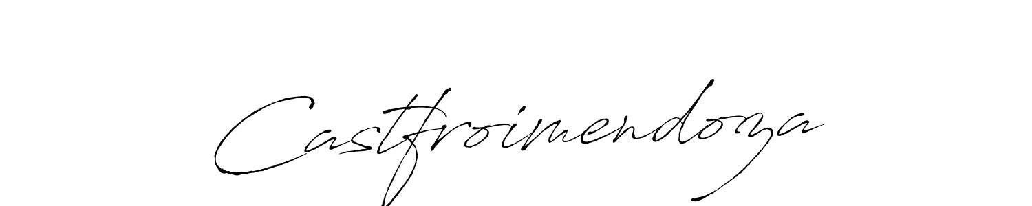 Design your own signature with our free online signature maker. With this signature software, you can create a handwritten (Antro_Vectra) signature for name Castfroimendoza. Castfroimendoza signature style 6 images and pictures png