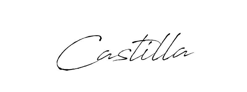 Create a beautiful signature design for name Castilla. With this signature (Antro_Vectra) fonts, you can make a handwritten signature for free. Castilla signature style 6 images and pictures png