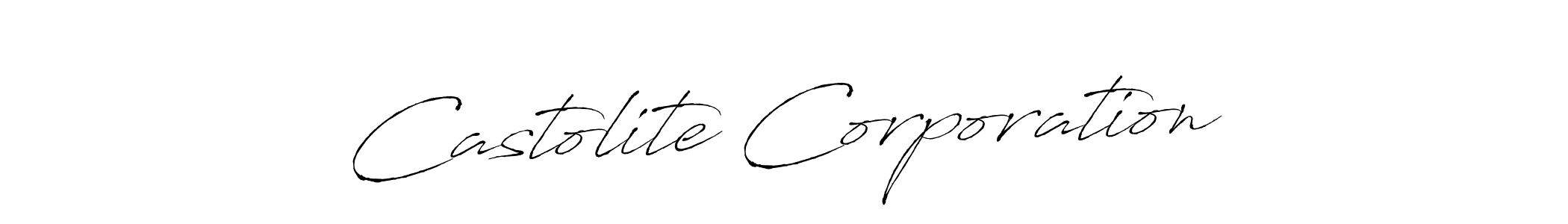 Make a beautiful signature design for name Castolite Corporation. With this signature (Antro_Vectra) style, you can create a handwritten signature for free. Castolite Corporation signature style 6 images and pictures png
