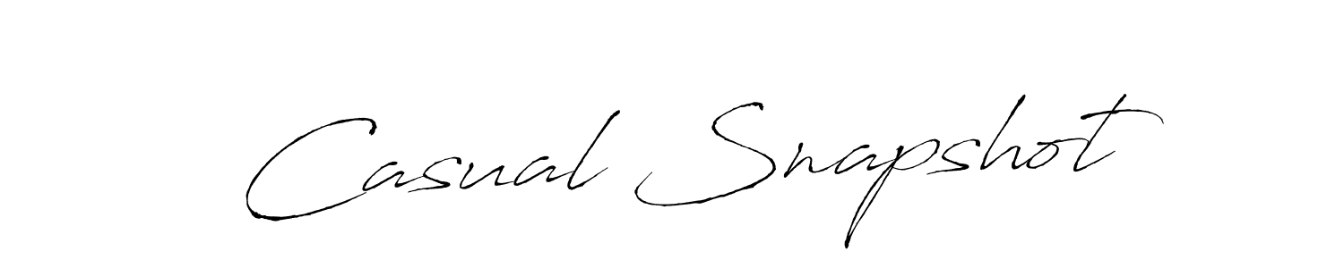 How to make Casual Snapshot signature? Antro_Vectra is a professional autograph style. Create handwritten signature for Casual Snapshot name. Casual Snapshot signature style 6 images and pictures png