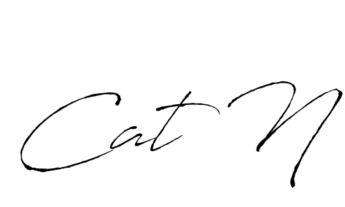 Antro_Vectra is a professional signature style that is perfect for those who want to add a touch of class to their signature. It is also a great choice for those who want to make their signature more unique. Get Cat N name to fancy signature for free. Cat N signature style 6 images and pictures png
