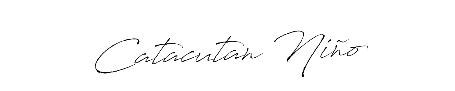 Antro_Vectra is a professional signature style that is perfect for those who want to add a touch of class to their signature. It is also a great choice for those who want to make their signature more unique. Get Catacutan Niño name to fancy signature for free. Catacutan Niño signature style 6 images and pictures png