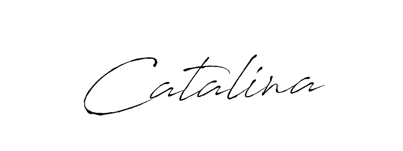 Make a beautiful signature design for name Catalina. With this signature (Antro_Vectra) style, you can create a handwritten signature for free. Catalina signature style 6 images and pictures png