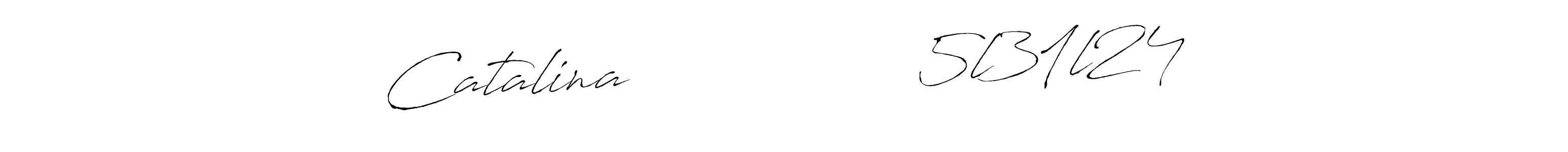 Design your own signature with our free online signature maker. With this signature software, you can create a handwritten (Antro_Vectra) signature for name Catalina                5l31l24. Catalina                5l31l24 signature style 6 images and pictures png