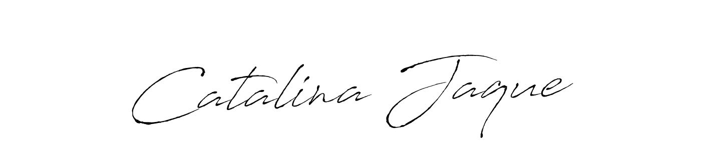 Create a beautiful signature design for name Catalina Jaque. With this signature (Antro_Vectra) fonts, you can make a handwritten signature for free. Catalina Jaque signature style 6 images and pictures png