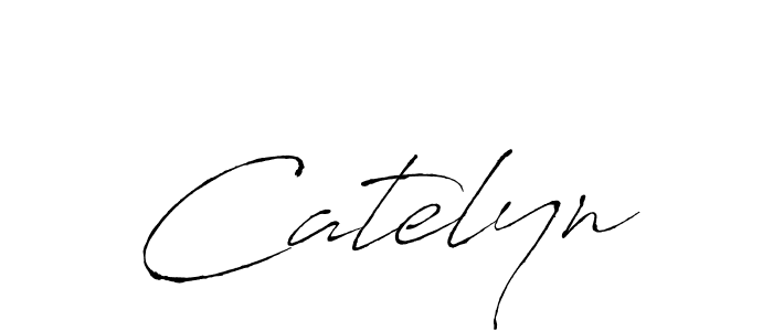 Use a signature maker to create a handwritten signature online. With this signature software, you can design (Antro_Vectra) your own signature for name Catelyn. Catelyn signature style 6 images and pictures png