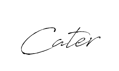 Create a beautiful signature design for name Cater. With this signature (Antro_Vectra) fonts, you can make a handwritten signature for free. Cater signature style 6 images and pictures png