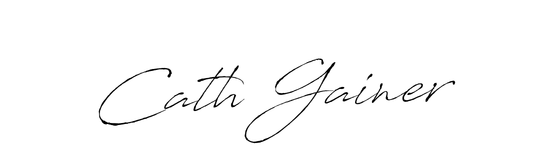 Make a beautiful signature design for name Cath Gainer. Use this online signature maker to create a handwritten signature for free. Cath Gainer signature style 6 images and pictures png