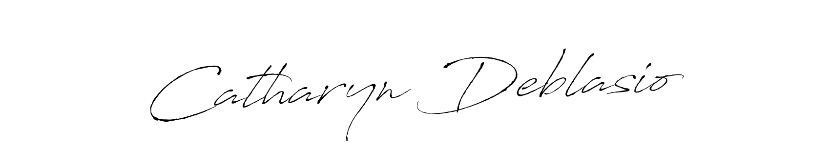 Design your own signature with our free online signature maker. With this signature software, you can create a handwritten (Antro_Vectra) signature for name Catharyn Deblasio. Catharyn Deblasio signature style 6 images and pictures png