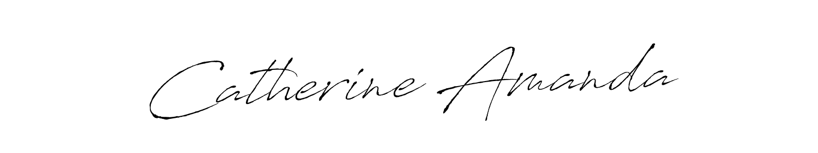 Design your own signature with our free online signature maker. With this signature software, you can create a handwritten (Antro_Vectra) signature for name Catherine Amanda. Catherine Amanda signature style 6 images and pictures png