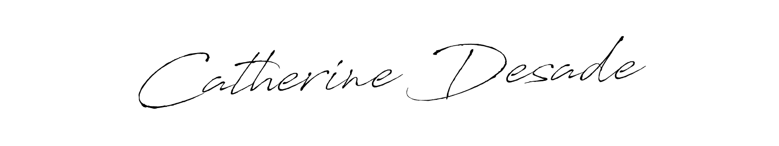 How to make Catherine Desade signature? Antro_Vectra is a professional autograph style. Create handwritten signature for Catherine Desade name. Catherine Desade signature style 6 images and pictures png