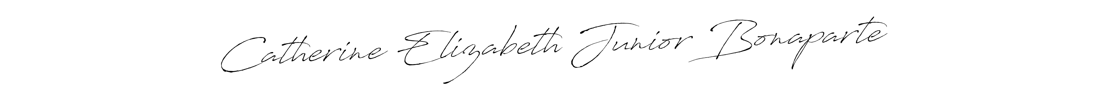 Make a beautiful signature design for name Catherine Elizabeth Junior Bonaparte. With this signature (Antro_Vectra) style, you can create a handwritten signature for free. Catherine Elizabeth Junior Bonaparte signature style 6 images and pictures png