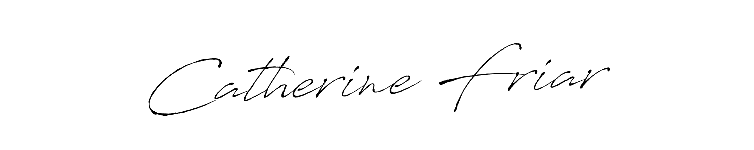 Create a beautiful signature design for name Catherine Friar. With this signature (Antro_Vectra) fonts, you can make a handwritten signature for free. Catherine Friar signature style 6 images and pictures png