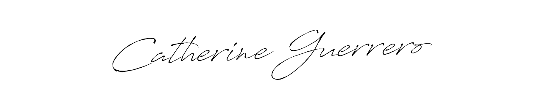 How to make Catherine Guerrero name signature. Use Antro_Vectra style for creating short signs online. This is the latest handwritten sign. Catherine Guerrero signature style 6 images and pictures png