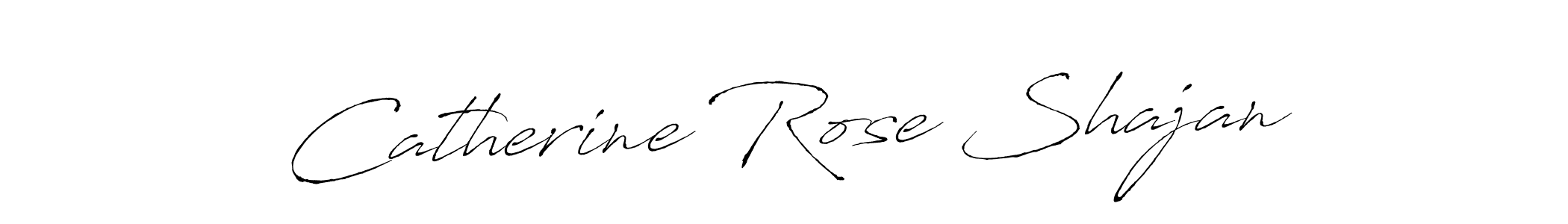 You should practise on your own different ways (Antro_Vectra) to write your name (Catherine Rose Shajan) in signature. don't let someone else do it for you. Catherine Rose Shajan signature style 6 images and pictures png