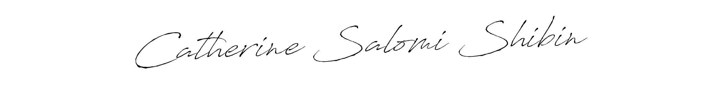 Create a beautiful signature design for name Catherine Salomi Shibin. With this signature (Antro_Vectra) fonts, you can make a handwritten signature for free. Catherine Salomi Shibin signature style 6 images and pictures png
