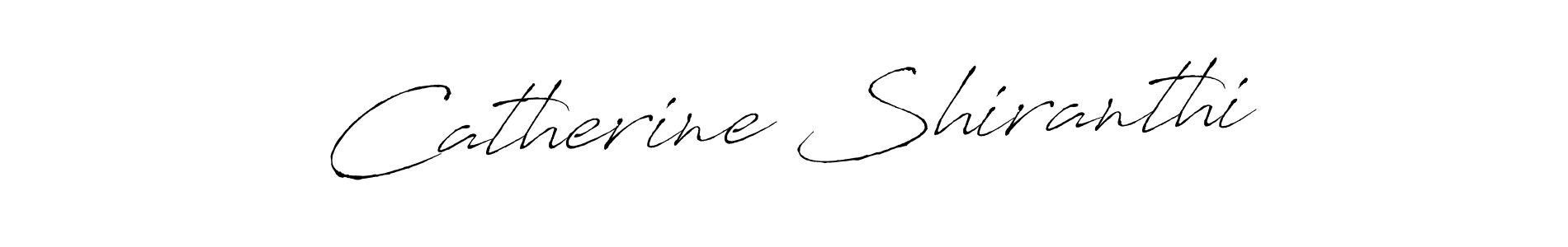Antro_Vectra is a professional signature style that is perfect for those who want to add a touch of class to their signature. It is also a great choice for those who want to make their signature more unique. Get Catherine Shiranthi name to fancy signature for free. Catherine Shiranthi signature style 6 images and pictures png