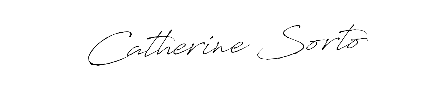 Catherine Sorto stylish signature style. Best Handwritten Sign (Antro_Vectra) for my name. Handwritten Signature Collection Ideas for my name Catherine Sorto. Catherine Sorto signature style 6 images and pictures png