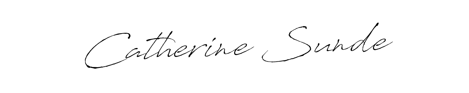 Make a beautiful signature design for name Catherine Sunde. Use this online signature maker to create a handwritten signature for free. Catherine Sunde signature style 6 images and pictures png