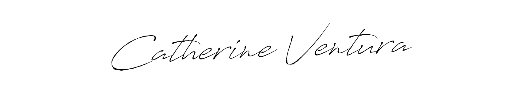 How to make Catherine Ventura name signature. Use Antro_Vectra style for creating short signs online. This is the latest handwritten sign. Catherine Ventura signature style 6 images and pictures png
