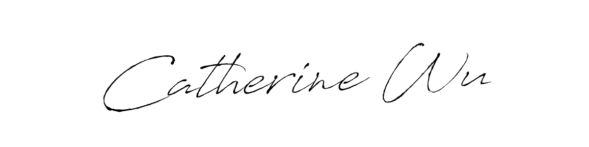 The best way (Antro_Vectra) to make a short signature is to pick only two or three words in your name. The name Catherine Wu include a total of six letters. For converting this name. Catherine Wu signature style 6 images and pictures png