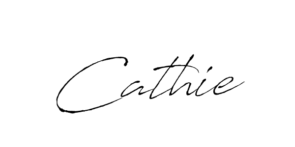 Use a signature maker to create a handwritten signature online. With this signature software, you can design (Antro_Vectra) your own signature for name Cathie. Cathie signature style 6 images and pictures png