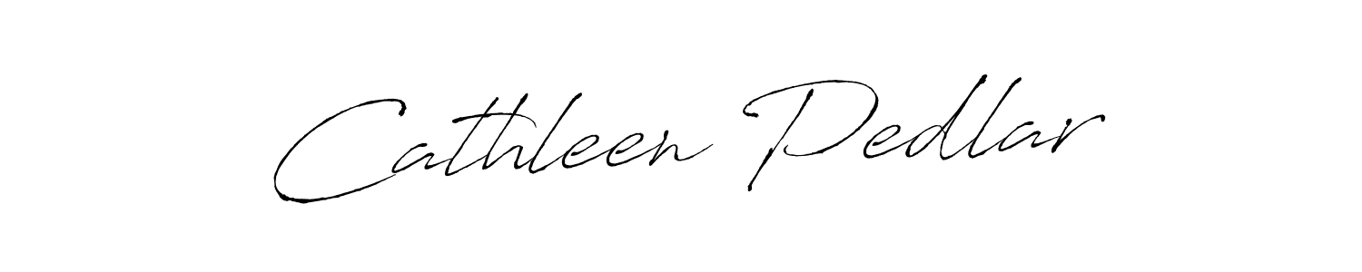 Create a beautiful signature design for name Cathleen Pedlar. With this signature (Antro_Vectra) fonts, you can make a handwritten signature for free. Cathleen Pedlar signature style 6 images and pictures png