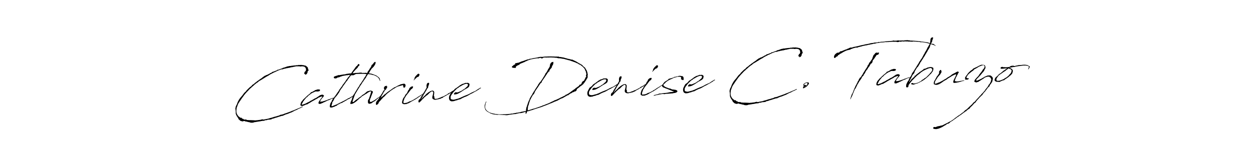 Best and Professional Signature Style for Cathrine Denise C. Tabuzo. Antro_Vectra Best Signature Style Collection. Cathrine Denise C. Tabuzo signature style 6 images and pictures png