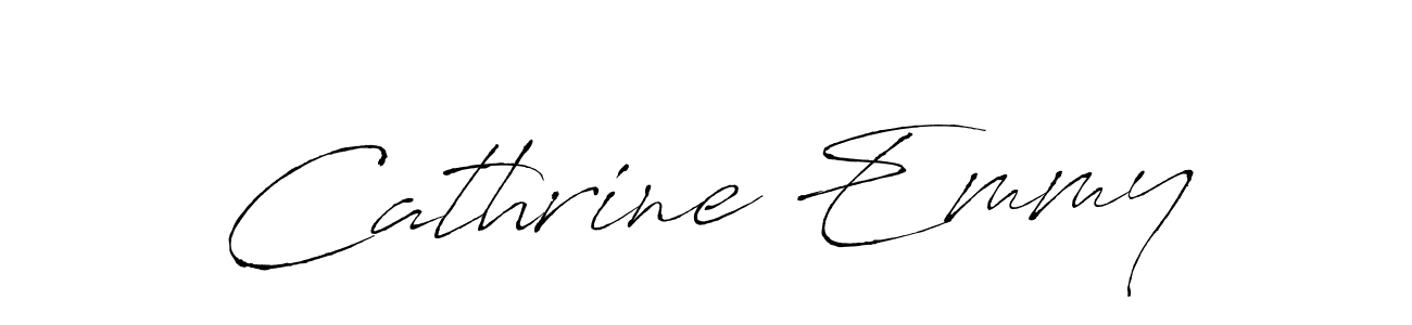 Create a beautiful signature design for name Cathrine Emmy. With this signature (Antro_Vectra) fonts, you can make a handwritten signature for free. Cathrine Emmy signature style 6 images and pictures png