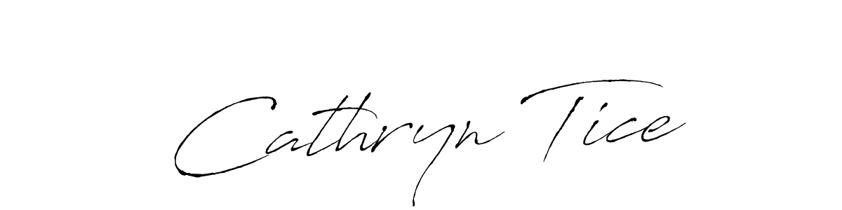 Make a beautiful signature design for name Cathryn Tice. Use this online signature maker to create a handwritten signature for free. Cathryn Tice signature style 6 images and pictures png