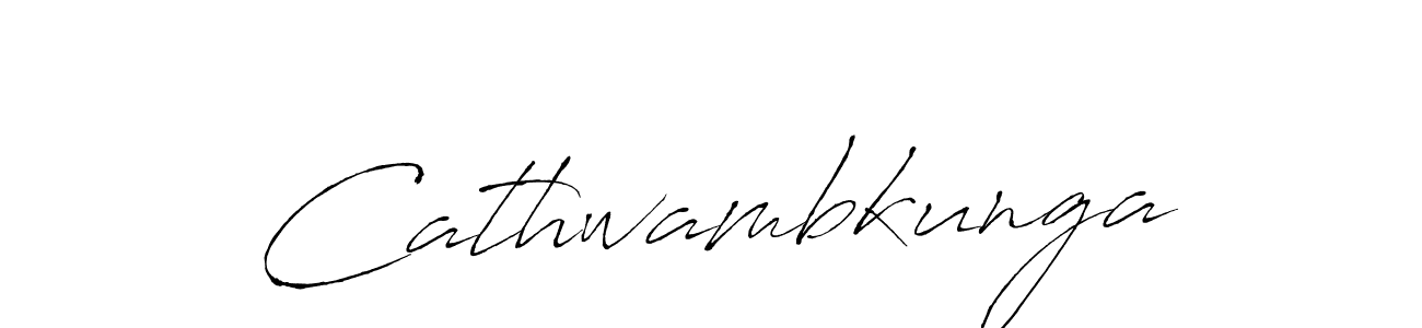 The best way (Antro_Vectra) to make a short signature is to pick only two or three words in your name. The name Cathwambkunga include a total of six letters. For converting this name. Cathwambkunga signature style 6 images and pictures png