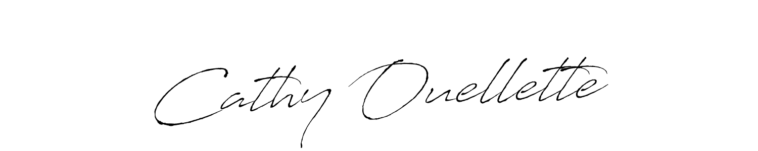 Design your own signature with our free online signature maker. With this signature software, you can create a handwritten (Antro_Vectra) signature for name Cathy Ouellette. Cathy Ouellette signature style 6 images and pictures png