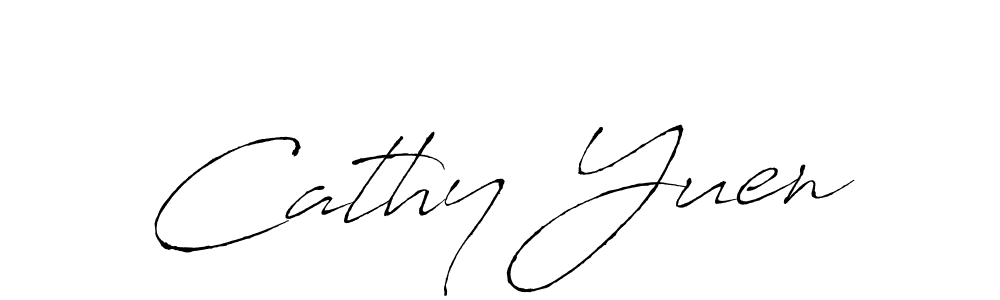 How to make Cathy Yuen name signature. Use Antro_Vectra style for creating short signs online. This is the latest handwritten sign. Cathy Yuen signature style 6 images and pictures png