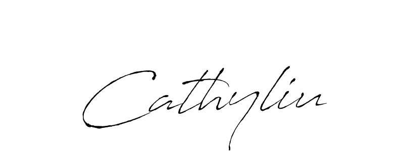Cathyliu stylish signature style. Best Handwritten Sign (Antro_Vectra) for my name. Handwritten Signature Collection Ideas for my name Cathyliu. Cathyliu signature style 6 images and pictures png