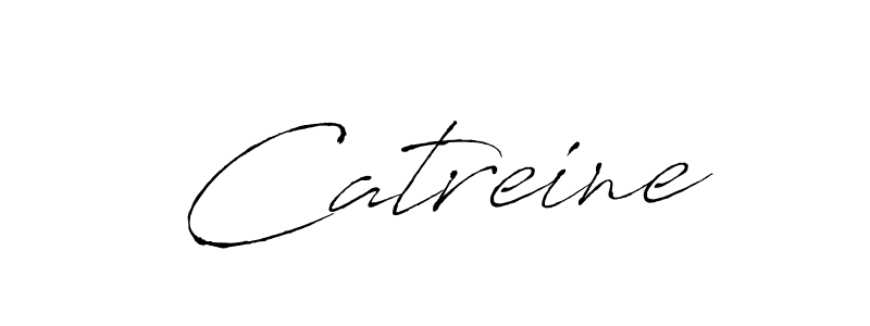 Design your own signature with our free online signature maker. With this signature software, you can create a handwritten (Antro_Vectra) signature for name Catreine. Catreine signature style 6 images and pictures png