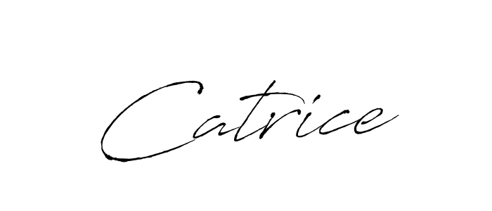 Design your own signature with our free online signature maker. With this signature software, you can create a handwritten (Antro_Vectra) signature for name Catrice. Catrice signature style 6 images and pictures png