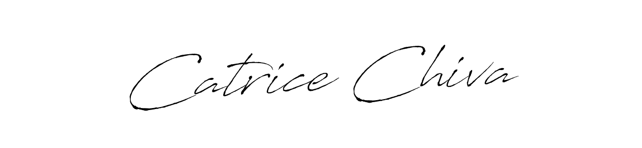 Make a beautiful signature design for name Catrice Chiva. With this signature (Antro_Vectra) style, you can create a handwritten signature for free. Catrice Chiva signature style 6 images and pictures png