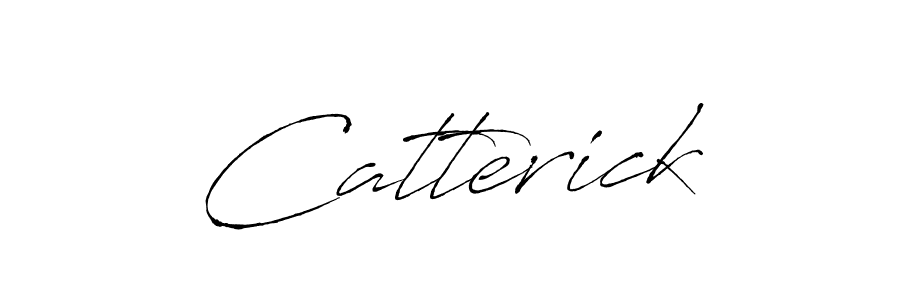 Design your own signature with our free online signature maker. With this signature software, you can create a handwritten (Antro_Vectra) signature for name Catterick. Catterick signature style 6 images and pictures png