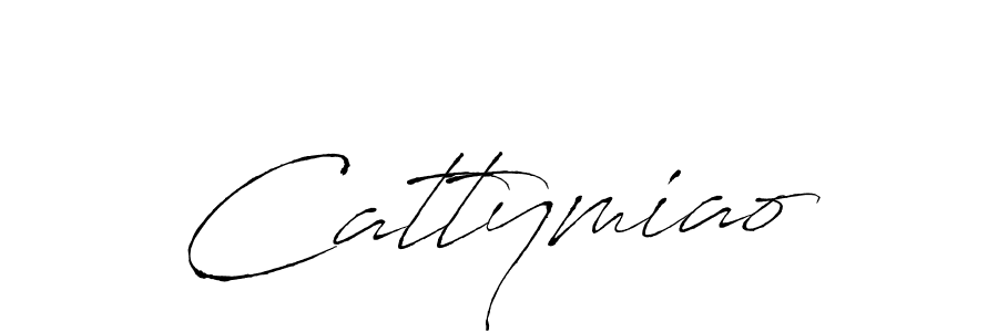 Make a beautiful signature design for name Cattymiao. With this signature (Antro_Vectra) style, you can create a handwritten signature for free. Cattymiao signature style 6 images and pictures png