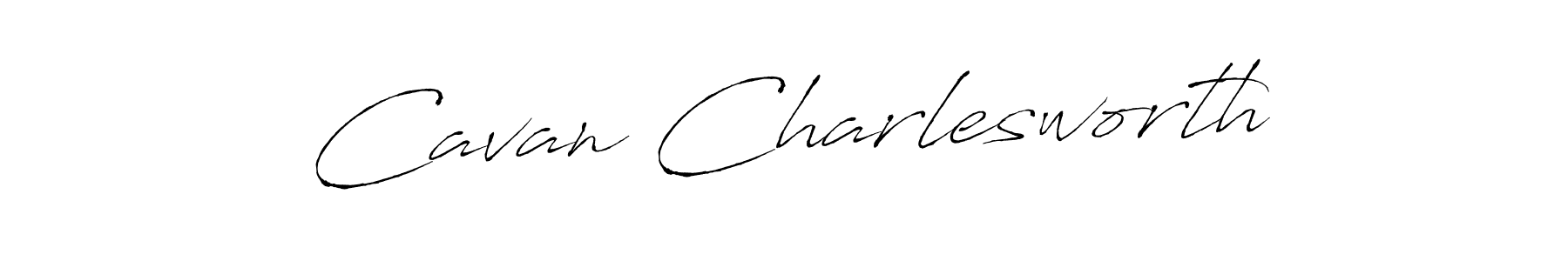 Create a beautiful signature design for name Cavan Charlesworth. With this signature (Antro_Vectra) fonts, you can make a handwritten signature for free. Cavan Charlesworth signature style 6 images and pictures png