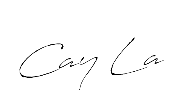 Antro_Vectra is a professional signature style that is perfect for those who want to add a touch of class to their signature. It is also a great choice for those who want to make their signature more unique. Get Cay La name to fancy signature for free. Cay La signature style 6 images and pictures png
