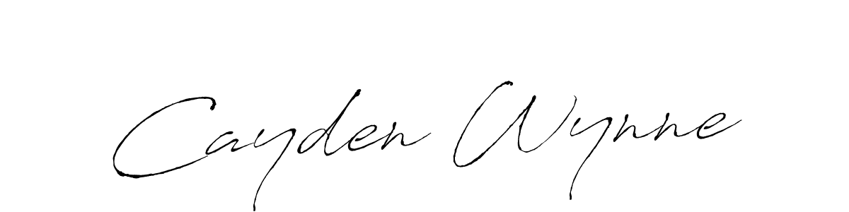 The best way (Antro_Vectra) to make a short signature is to pick only two or three words in your name. The name Cayden Wynne include a total of six letters. For converting this name. Cayden Wynne signature style 6 images and pictures png