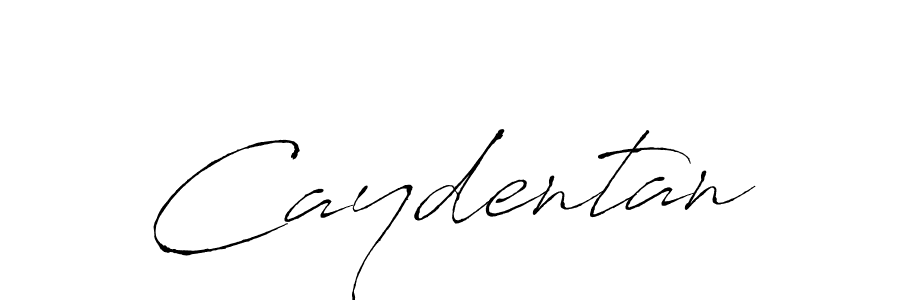 Caydentan stylish signature style. Best Handwritten Sign (Antro_Vectra) for my name. Handwritten Signature Collection Ideas for my name Caydentan. Caydentan signature style 6 images and pictures png
