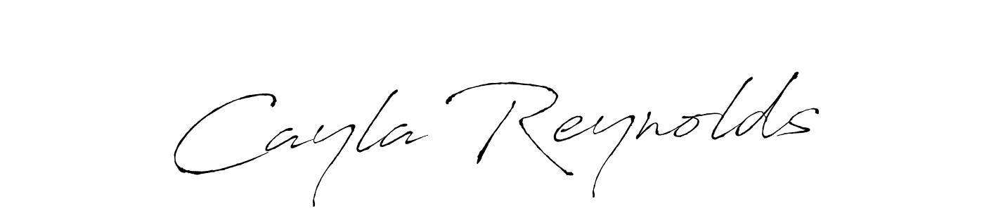 Cayla Reynolds stylish signature style. Best Handwritten Sign (Antro_Vectra) for my name. Handwritten Signature Collection Ideas for my name Cayla Reynolds. Cayla Reynolds signature style 6 images and pictures png