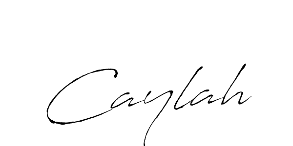 Design your own signature with our free online signature maker. With this signature software, you can create a handwritten (Antro_Vectra) signature for name Caylah. Caylah signature style 6 images and pictures png