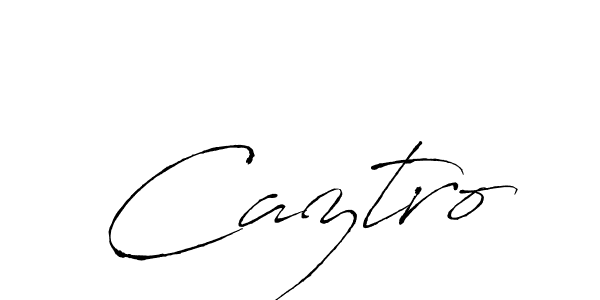 Design your own signature with our free online signature maker. With this signature software, you can create a handwritten (Antro_Vectra) signature for name Caztro. Caztro signature style 6 images and pictures png
