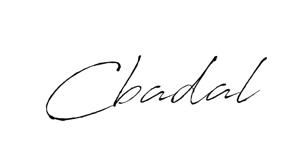 Make a beautiful signature design for name Cbadal. With this signature (Antro_Vectra) style, you can create a handwritten signature for free. Cbadal signature style 6 images and pictures png
