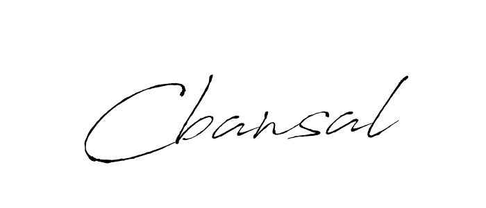 Design your own signature with our free online signature maker. With this signature software, you can create a handwritten (Antro_Vectra) signature for name Cbansal. Cbansal signature style 6 images and pictures png